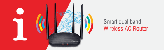 iBall 1200M Smart Dual Band Wireless AC Router